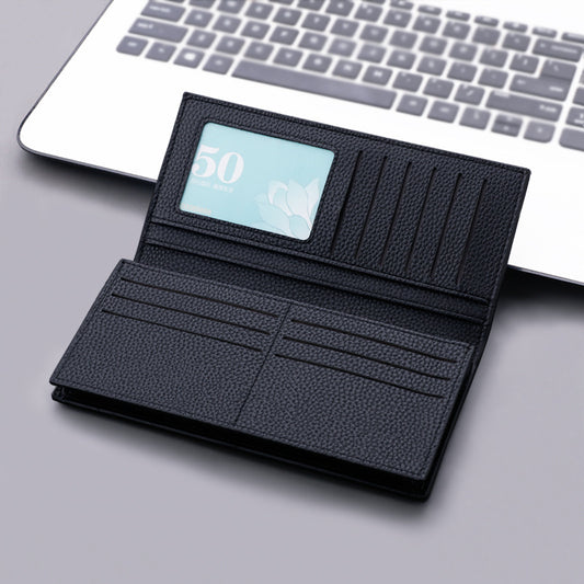 Wallet Men's Long Section Young People Thickened Large Capacity Wallet Suit Bag Plus Simple Men's Wallet