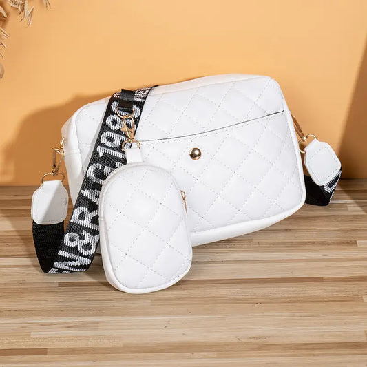 Bolso bandolera acolchado de lujo