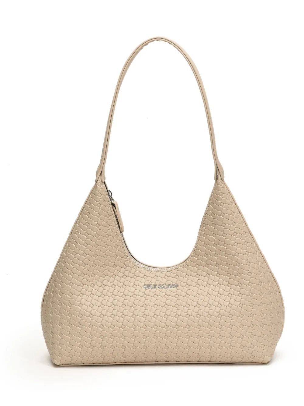 Texture PU Leather Shoulder Bag.