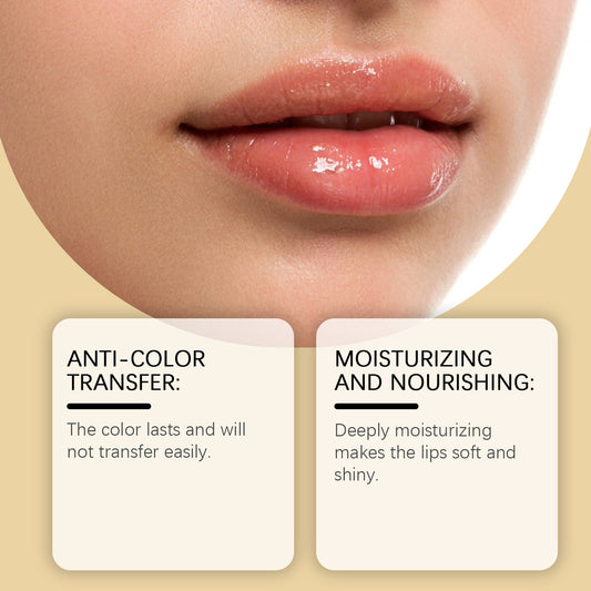 Jaysuing Sparkling Color-Changing Nourishing Lip, Balm Moisturizing And Non-Greasy, Nourishing Lips Moisturizing And Brightening Color-Changing Lip Balm