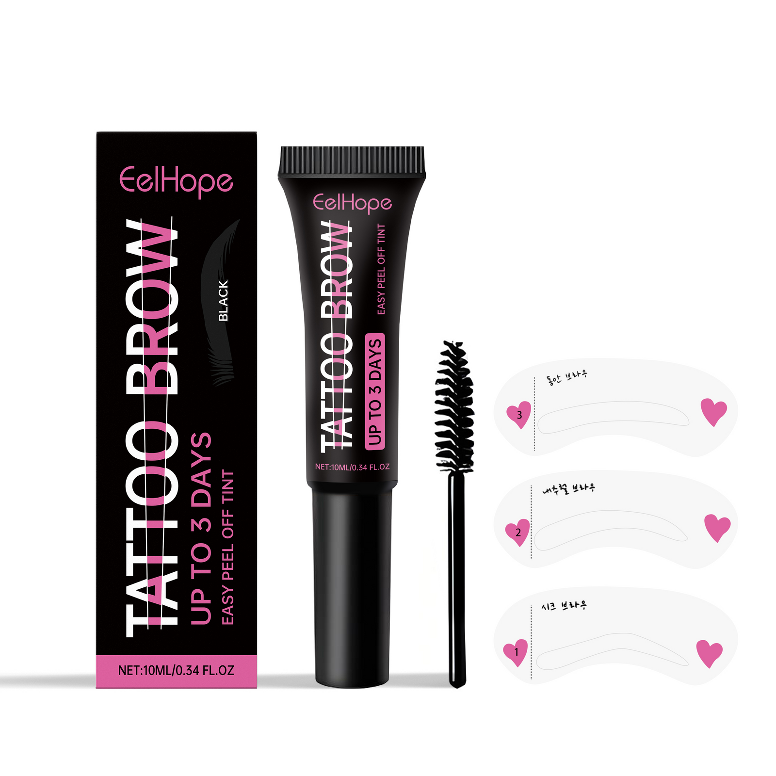 Eelhope Eyebrow Gel For Long-Lasting Natural Color Moisturizing And Nourishing Eyebrow Care