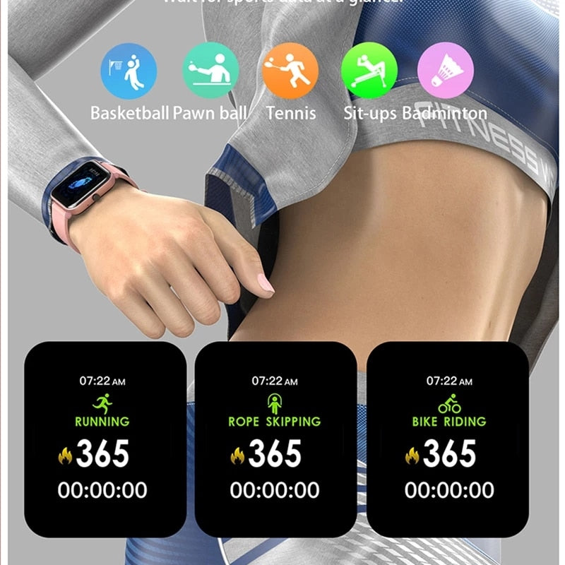 New Bluetooth Call Smart Watch Women Full Touch Bracelet Fitness Tracker Blood Pressure Smart Clock Men Smartwatch Ladies