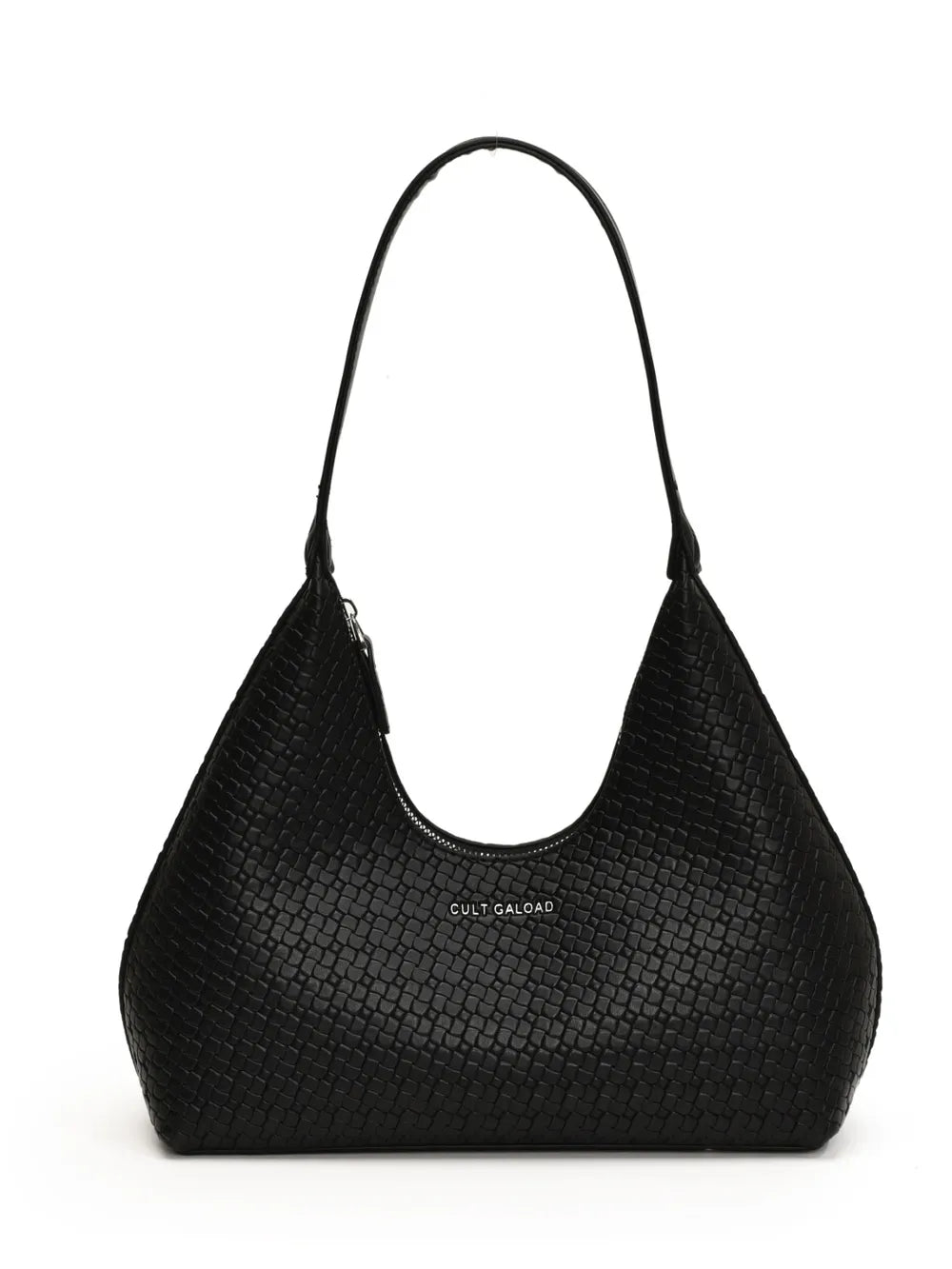 Texture PU Leather Shoulder Bag.