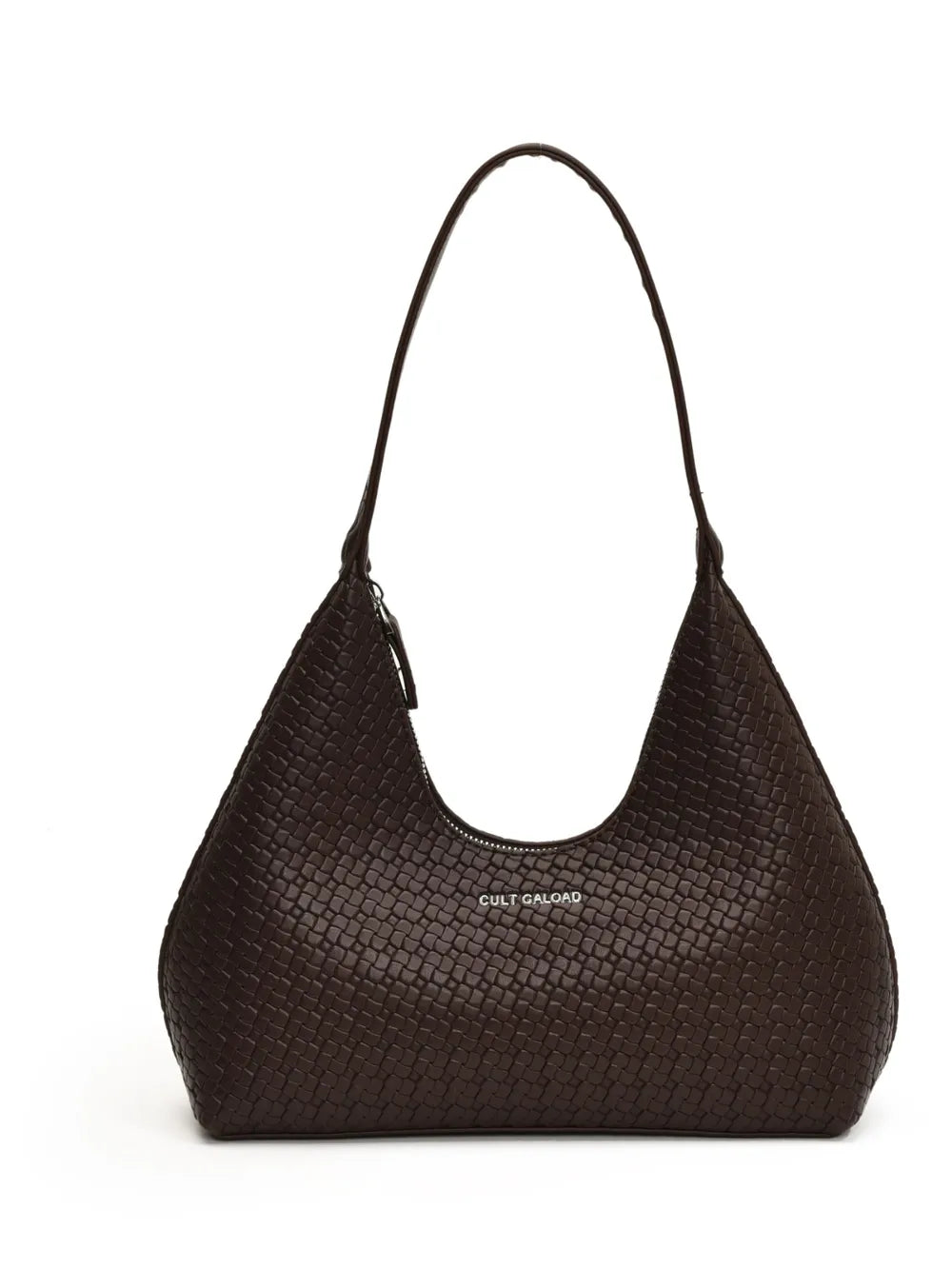 Texture PU Leather Shoulder Bag.