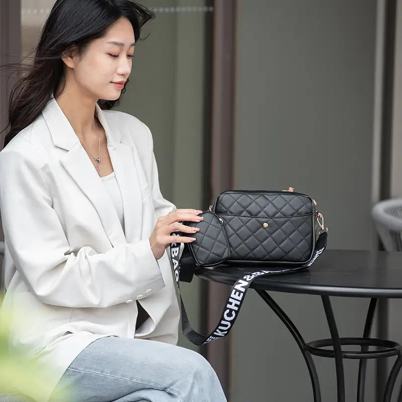 Luxury Quilted Crossbody Bag