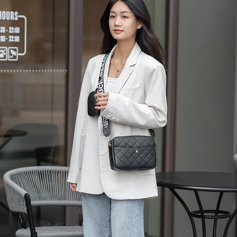 Luxury Quilted Crossbody Bag