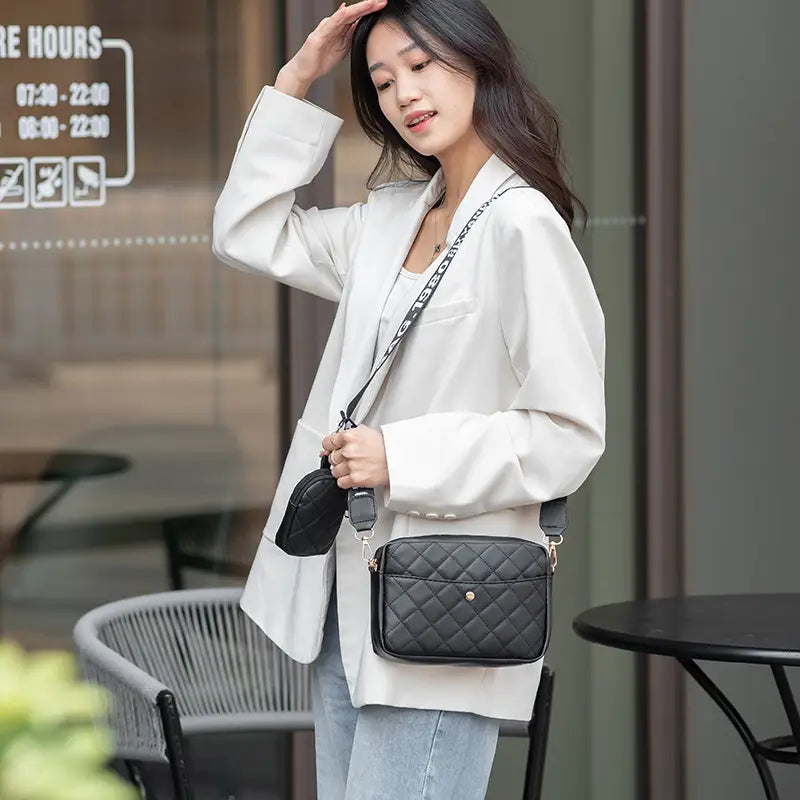 Luxury Quilted Crossbody Bag