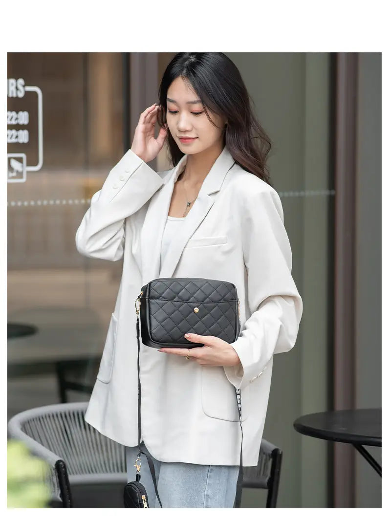 Luxury Quilted Crossbody Bag
