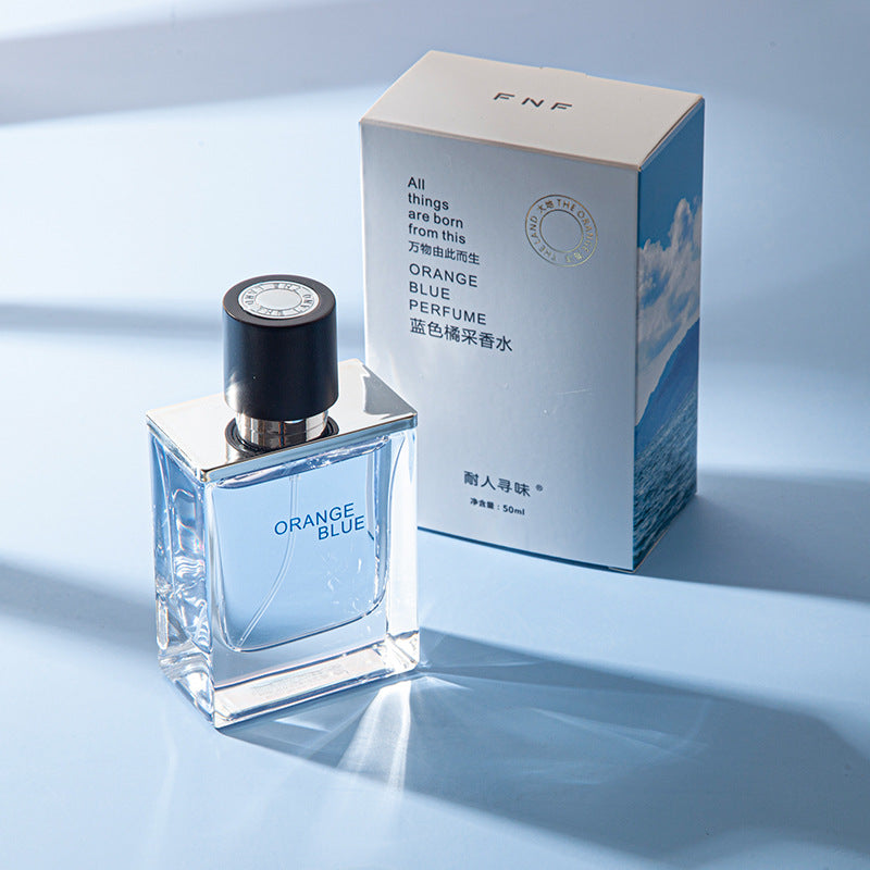 Orange Blue Eau de Parfum for Men Long-Lasting Fresh Citrus Fragrance