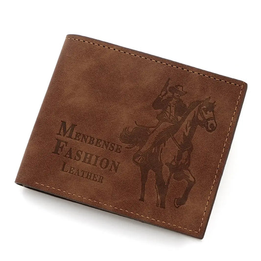 Billetera Plegable de Cuero Premium para Hombre – Tarjetero y Monedero Estilo Vintage