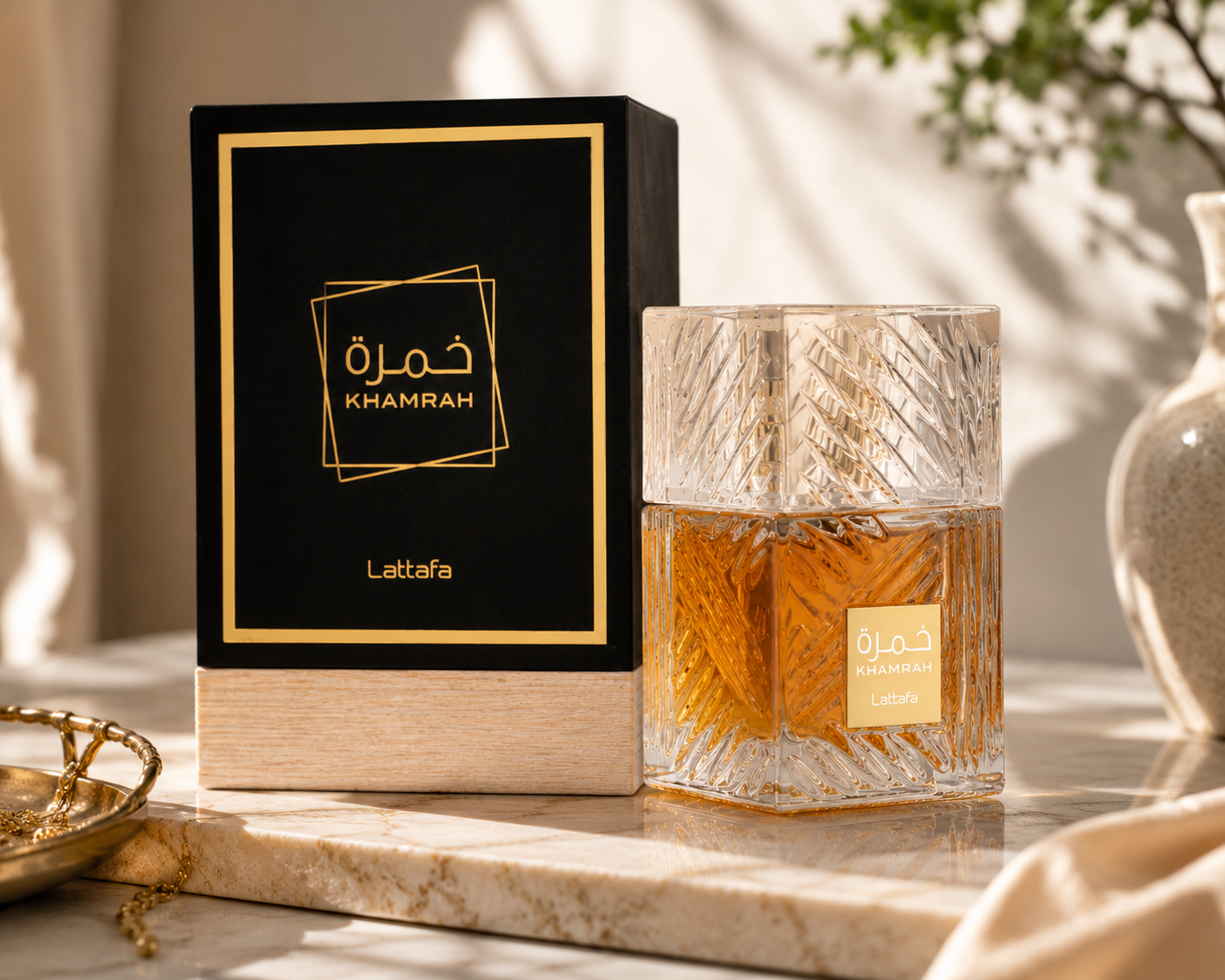 Lattafa Khamrah Eau De Parfum 100ml – Premium Long Lasting Unisex Arabic Perfume ✨